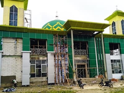 proyek pembangunan masjid